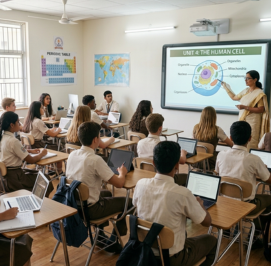 Digital Classrooms project by Nice Infotech